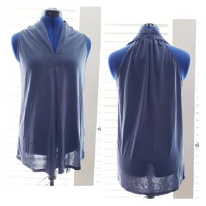 Green Envelope V-Neck Sleeveless Top size S